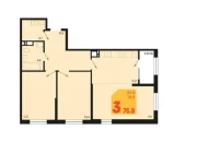 3-х комнатная квартира