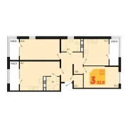 3-х комнатная квартира